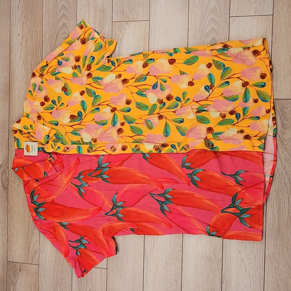 FARM Rio Multicolor Button Down Shirt